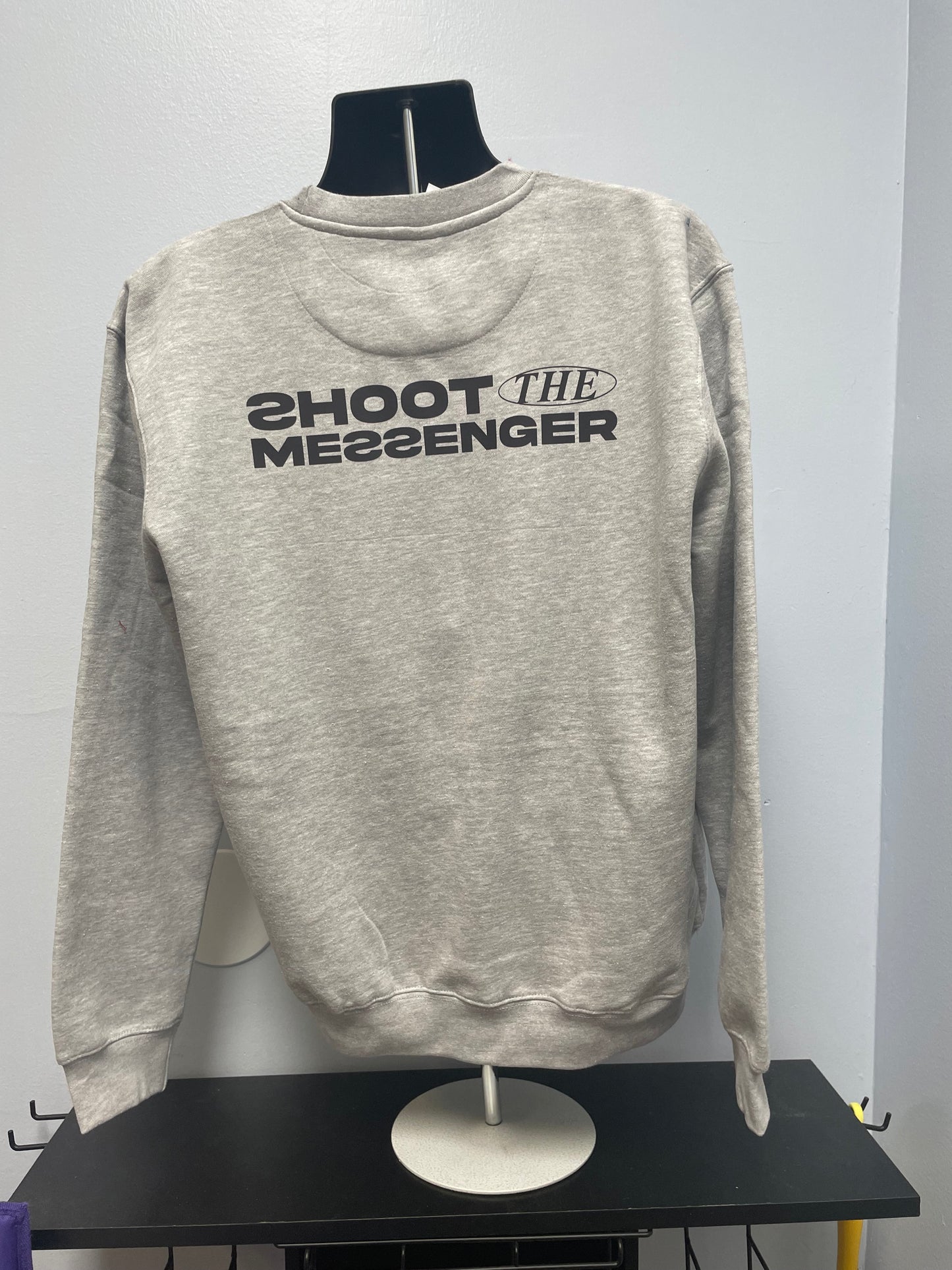 STM grey Crewneck